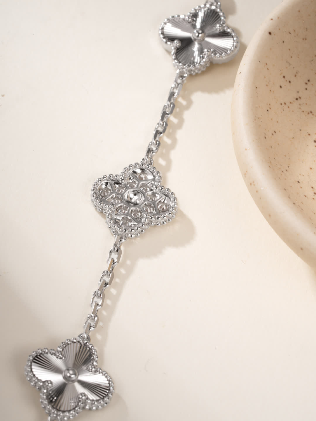 Van Cleef & Arpels Alhambra Diamond Bracelet